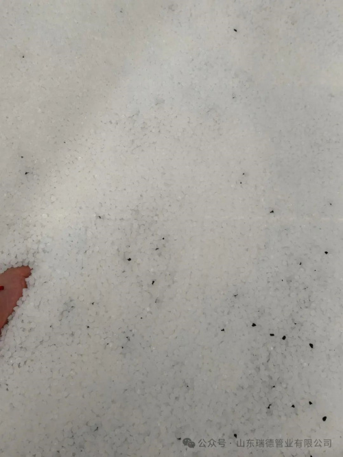 PE630在线生产，两头焊接法兰