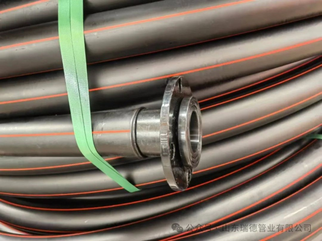 定制矿用管，两头焊接法兰